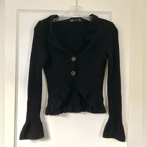 Zara Flounce Cardigan